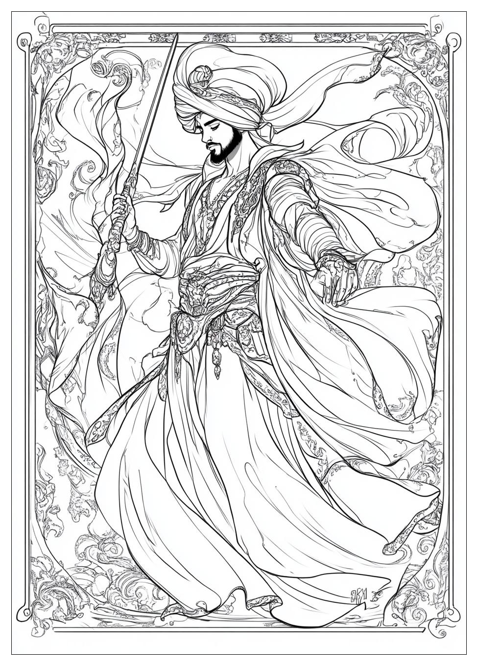 Aladdin Ausmalbilder 8