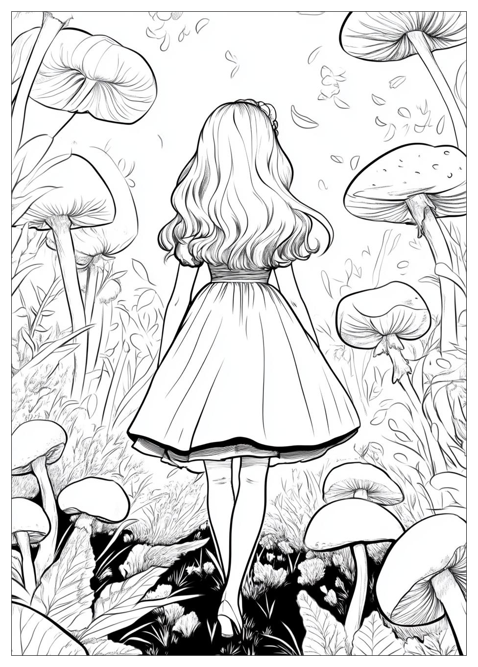 Alice Im Wunderland Ausmalbilder 1