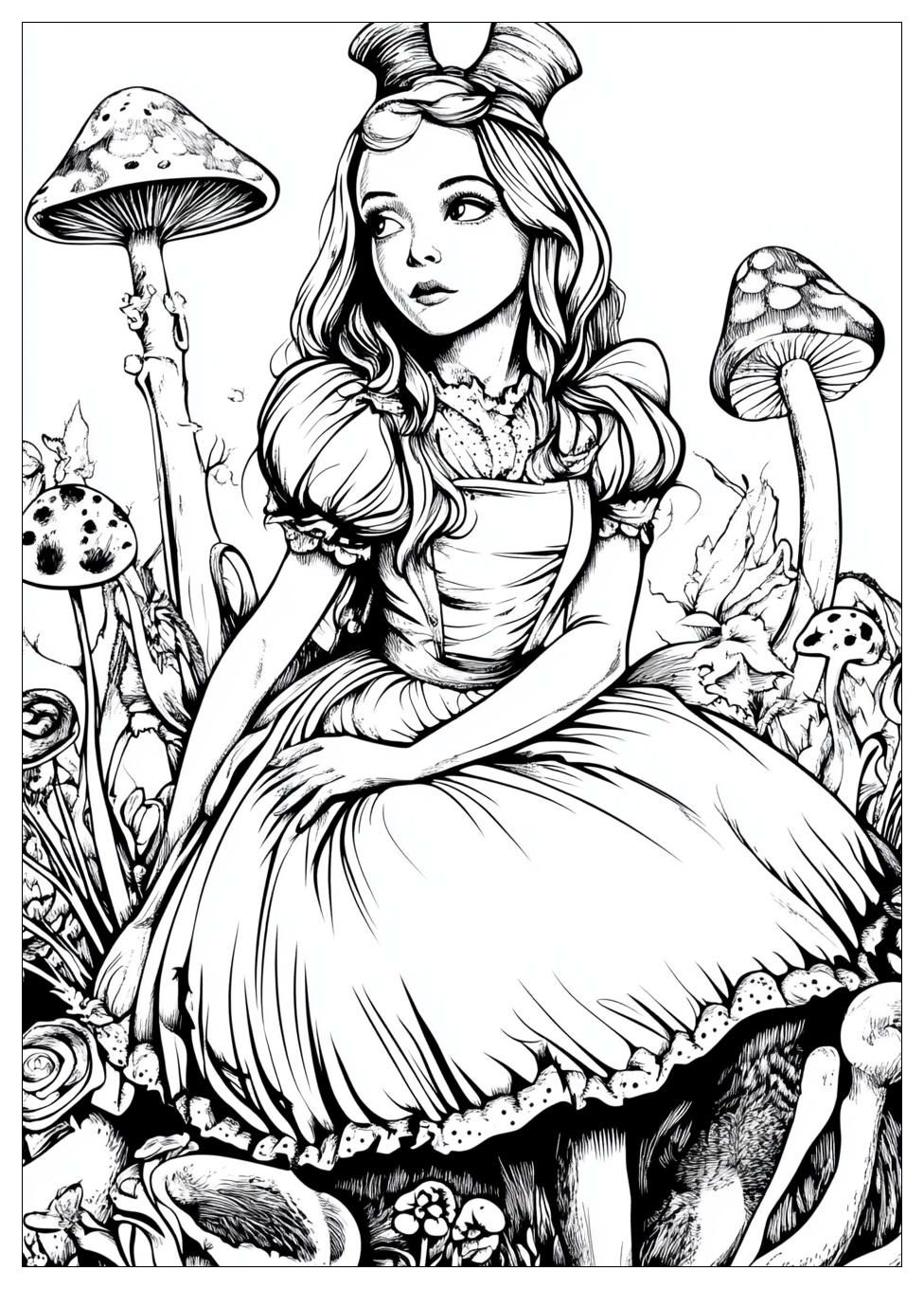 Alice Im Wunderland Ausmalbilder 11