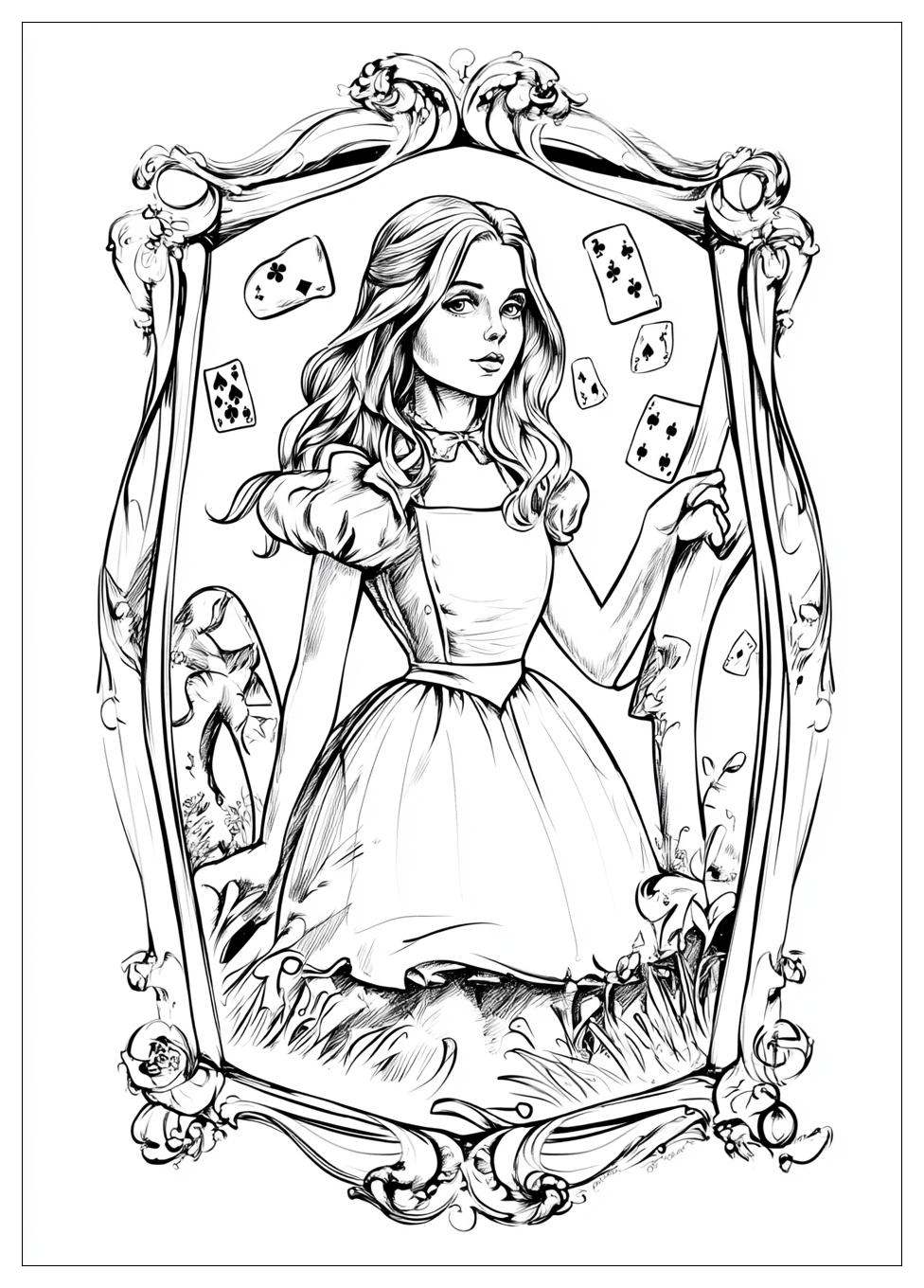 Alice Im Wunderland Ausmalbilder 12