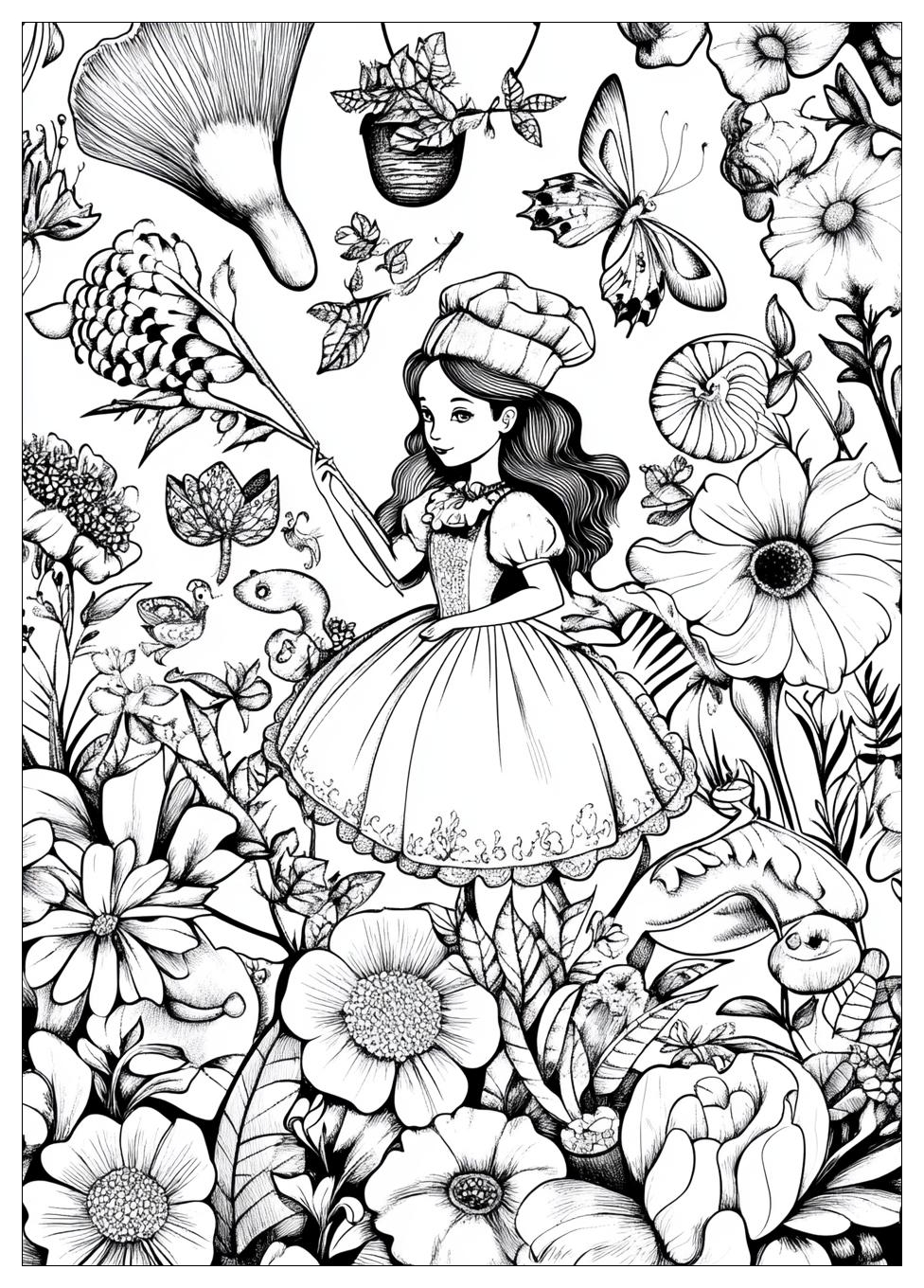 Alice Im Wunderland Ausmalbilder 13