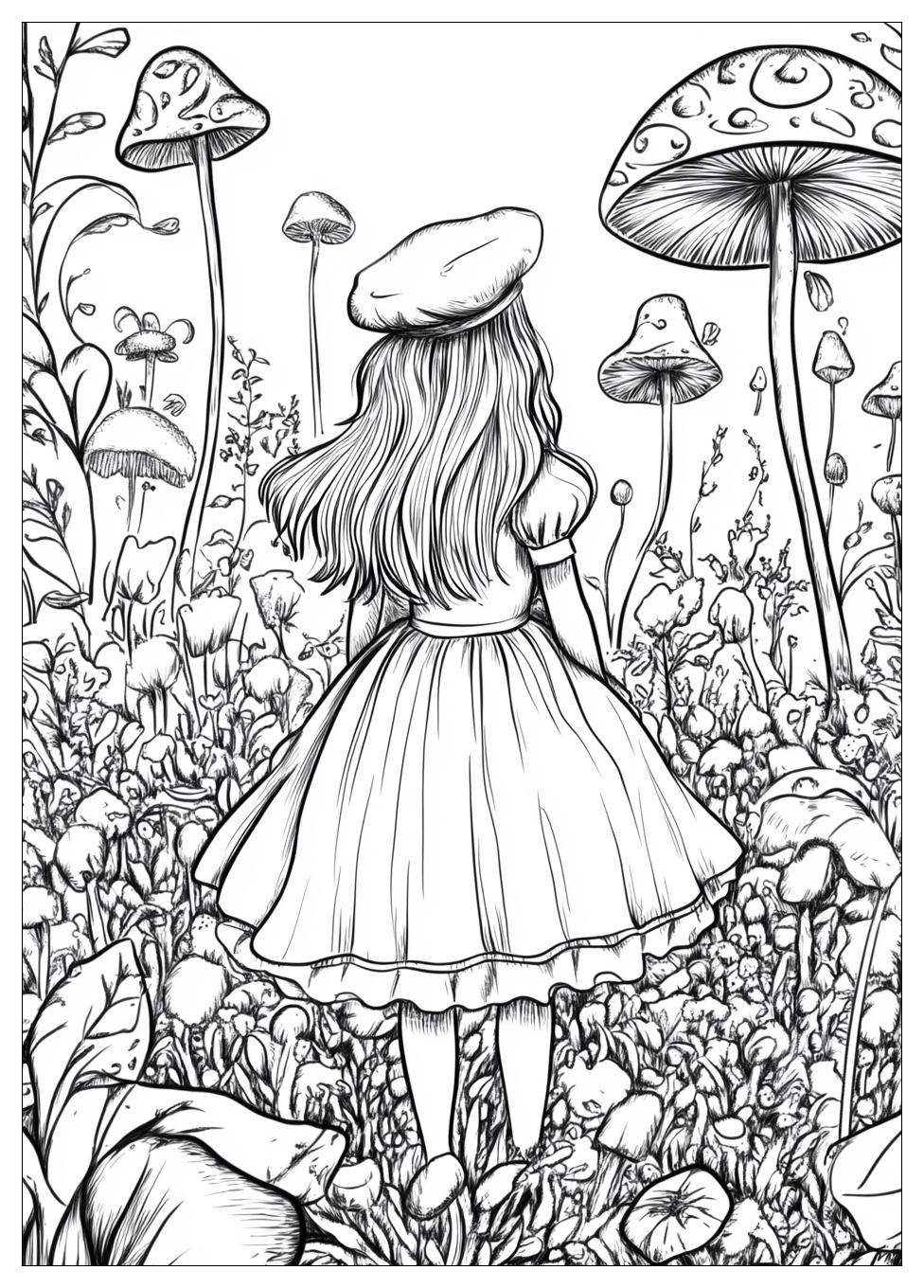 Alice Im Wunderland Ausmalbilder 14