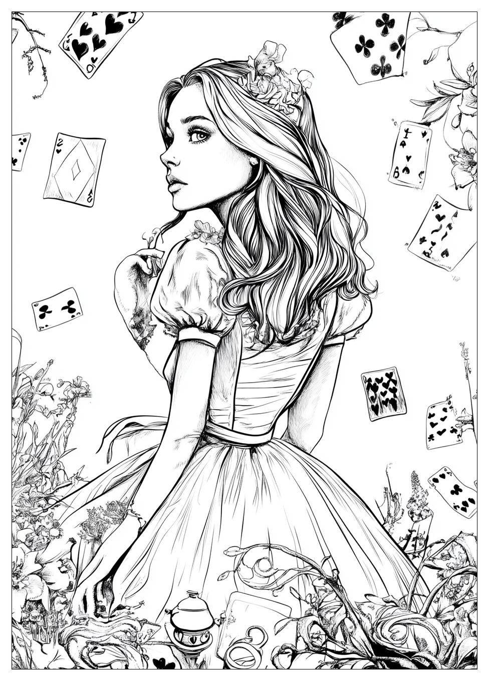 Alice Im Wunderland Ausmalbilder 22
