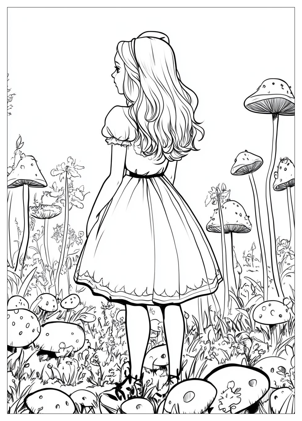 Alice Im Wunderland Ausmalbilder 4