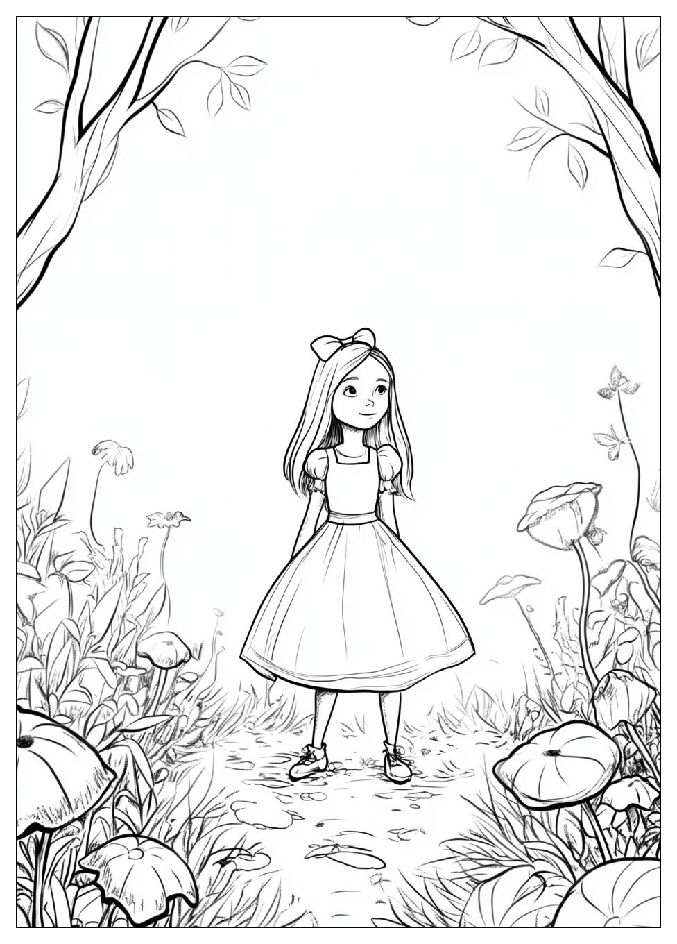Alice Im Wunderland Ausmalbilder 6