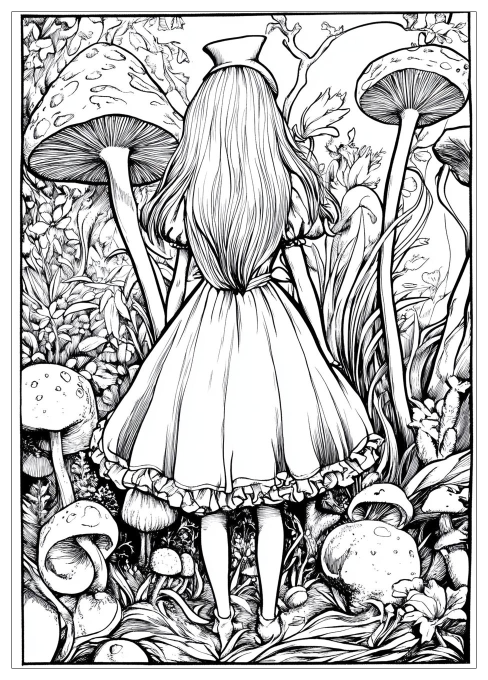 Alice Im Wunderland Ausmalbilder 7