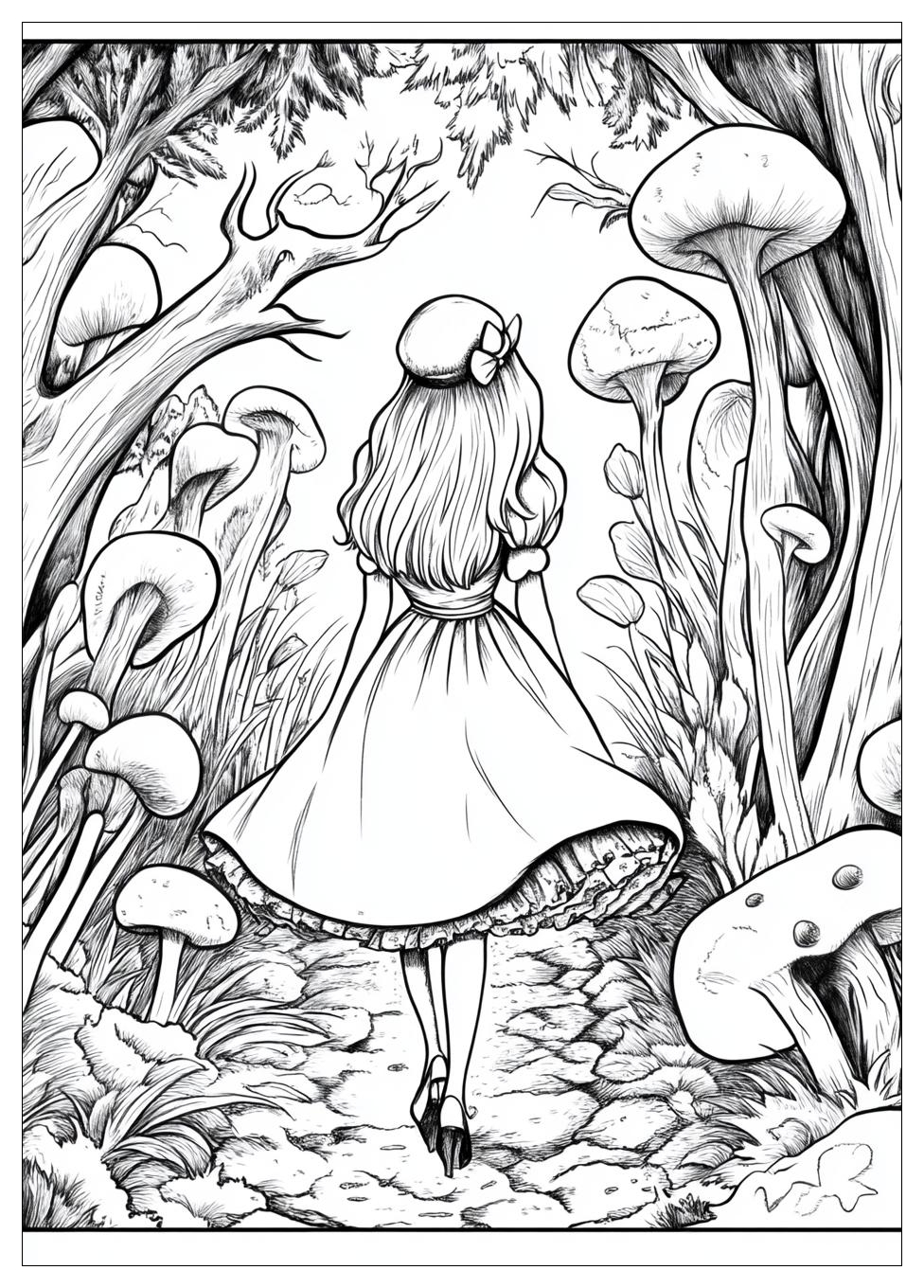 Alice Im Wunderland Ausmalbilder 9