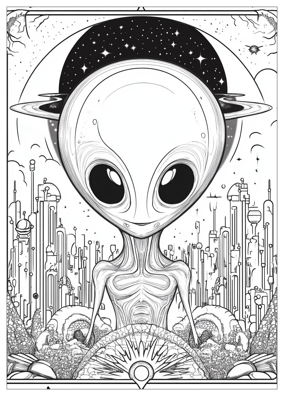Alien Ausmalbilder 12