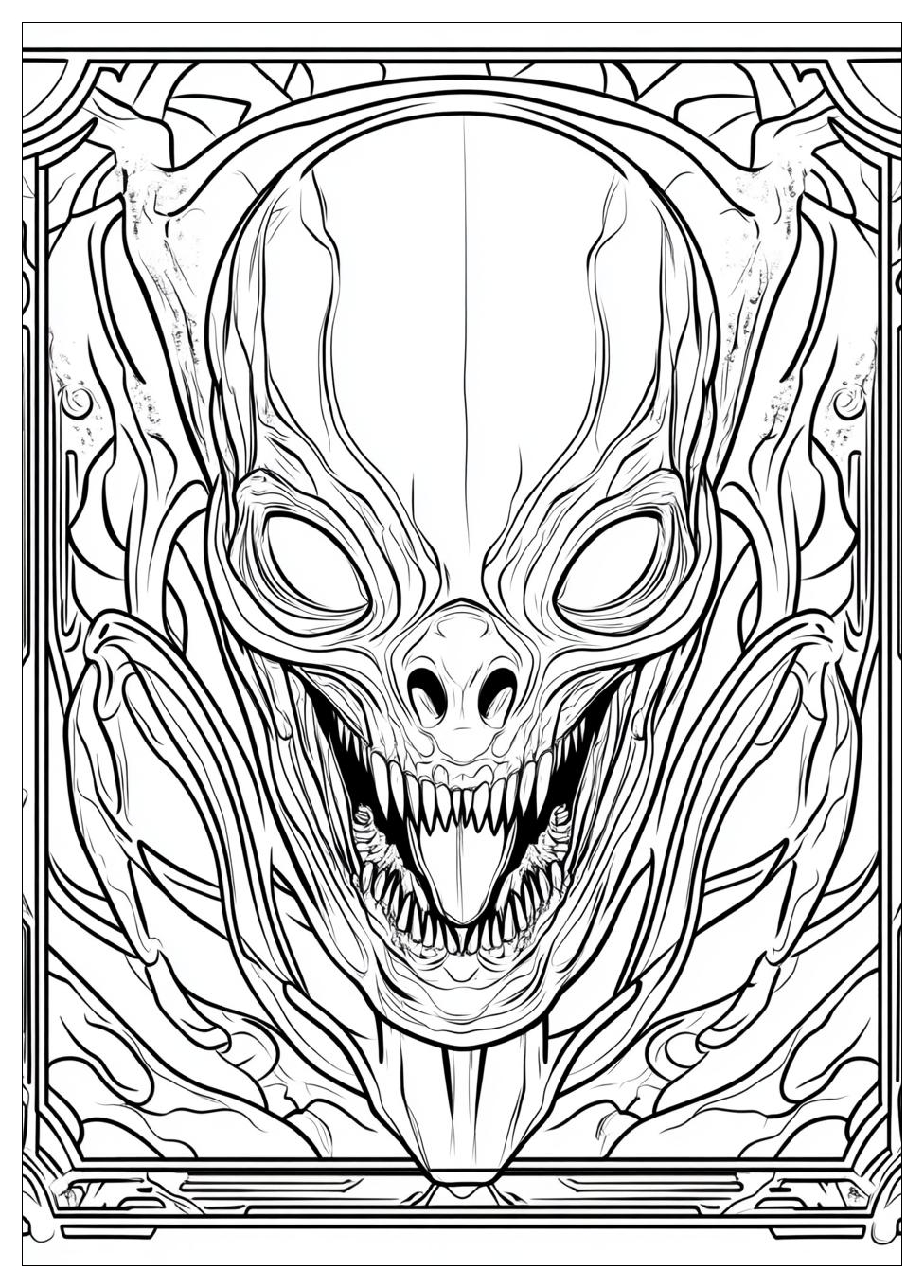 Alien Ausmalbilder 13