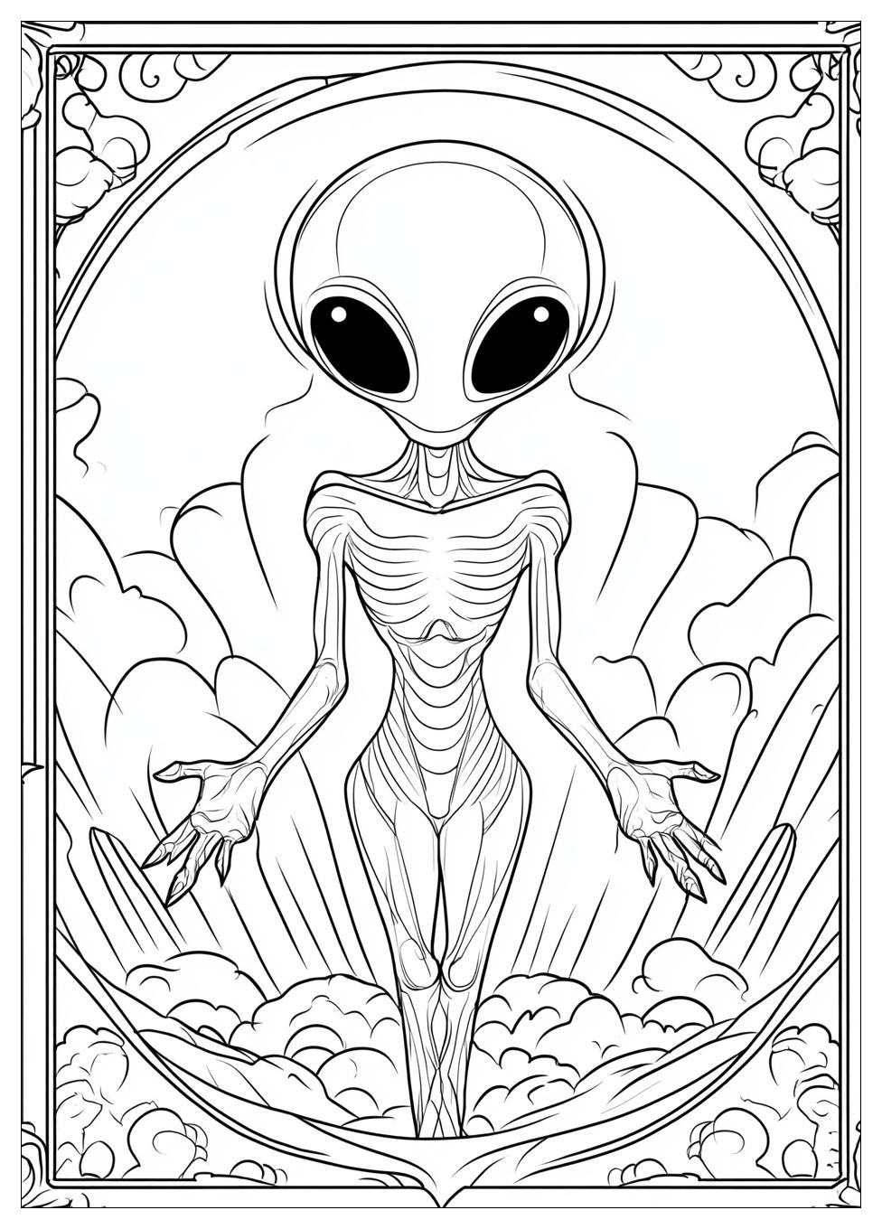 Alien Ausmalbilder 15