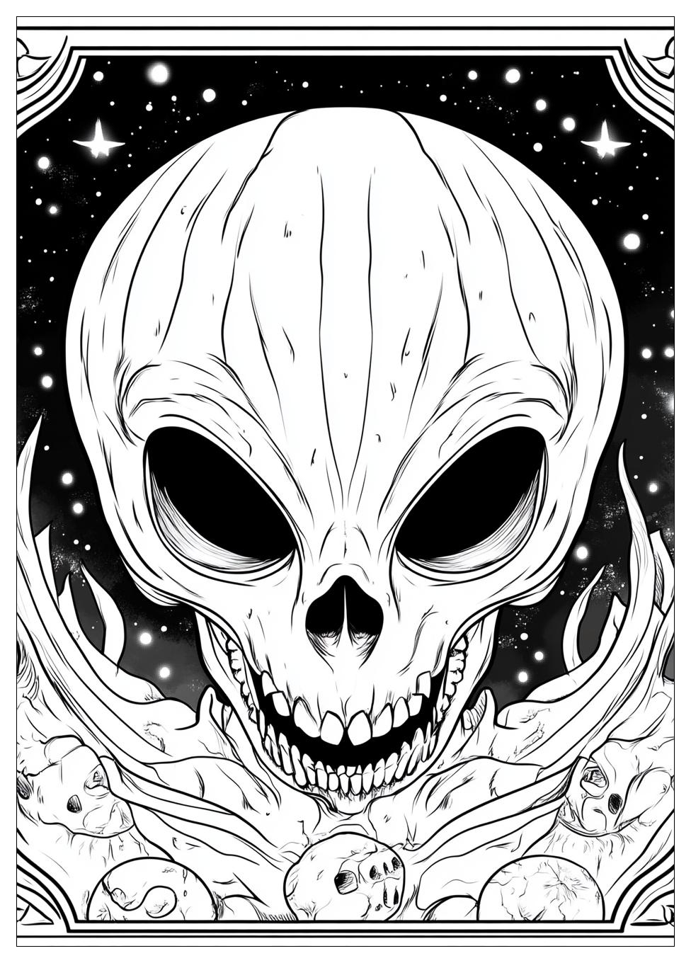 Alien Ausmalbilder 16