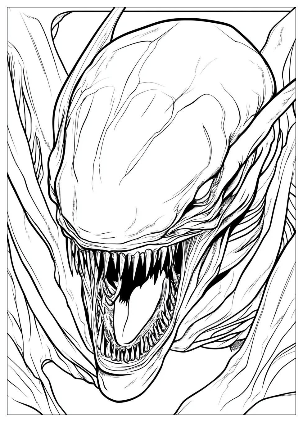 Alien Ausmalbilder 2