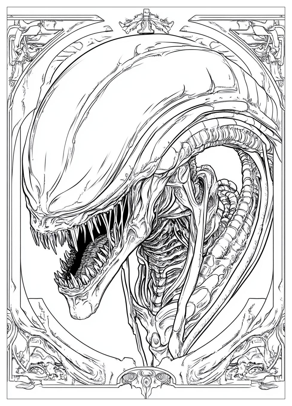 Alien Ausmalbilder 23