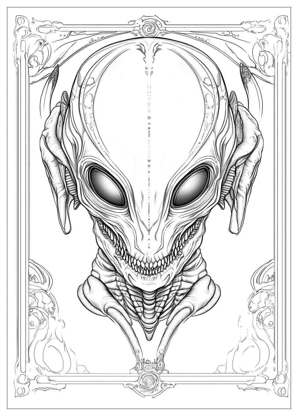 Alien Ausmalbilder 24