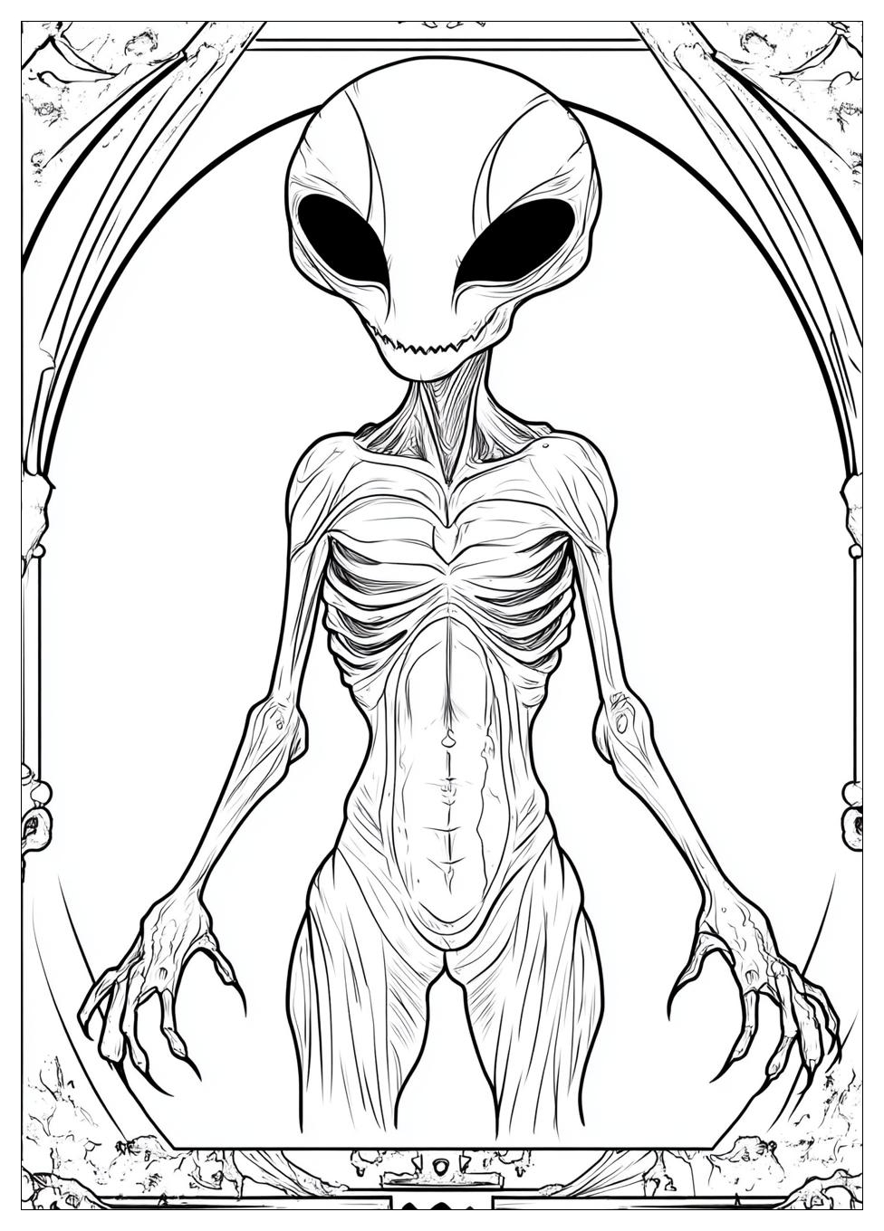 Alien Ausmalbilder 6