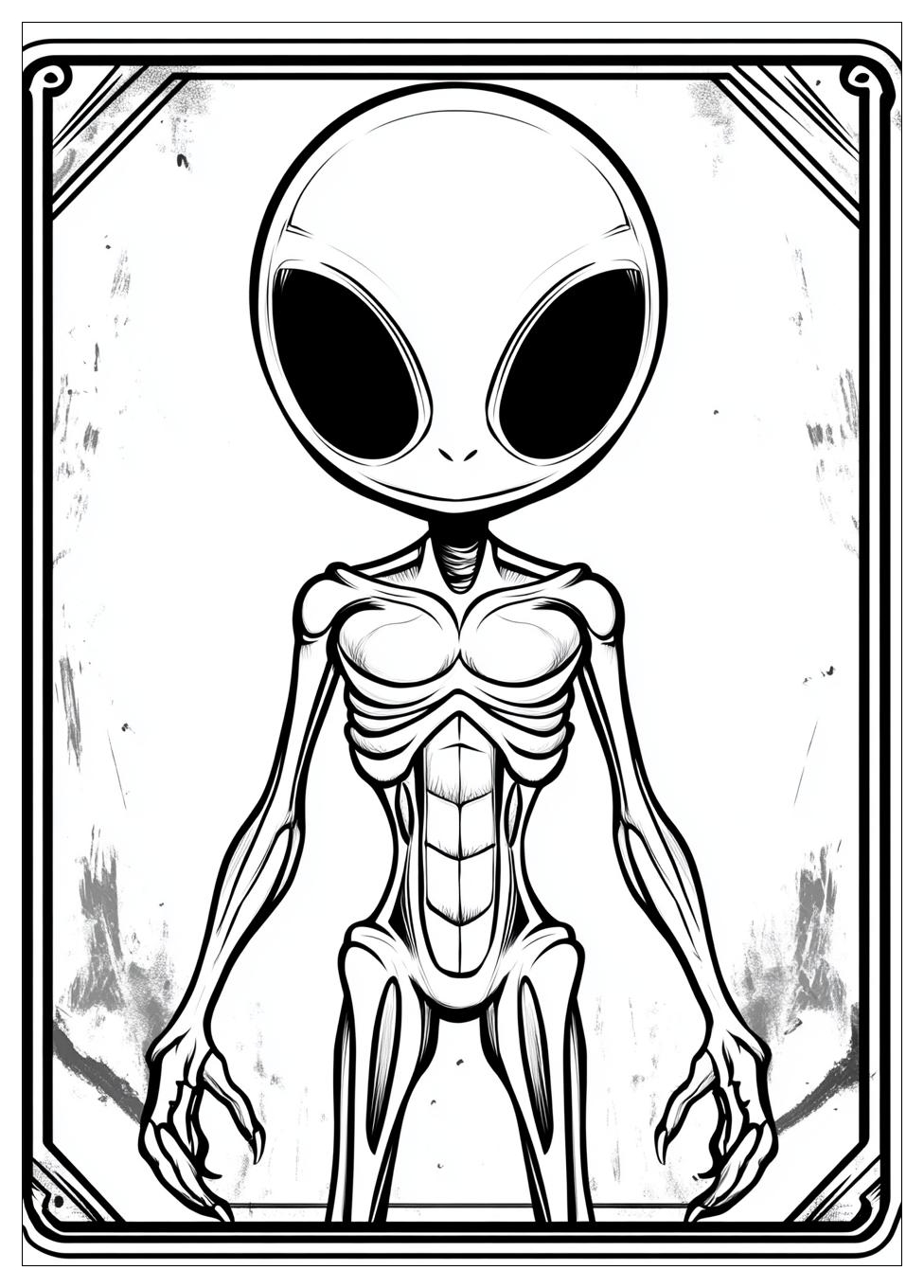 Alien Ausmalbilder 7