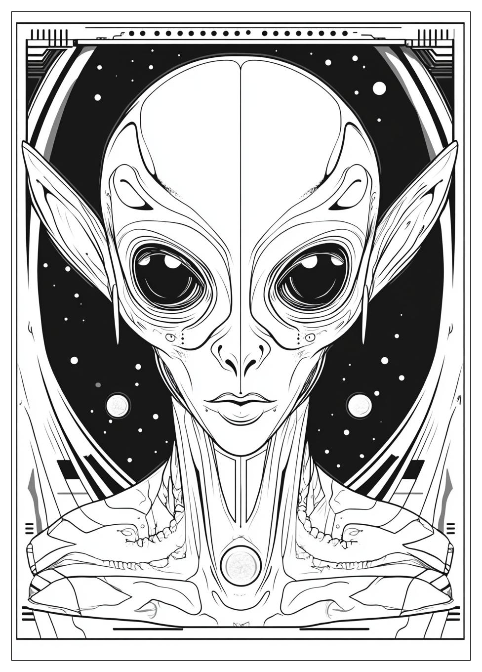 Alien Ausmalbilder 8
