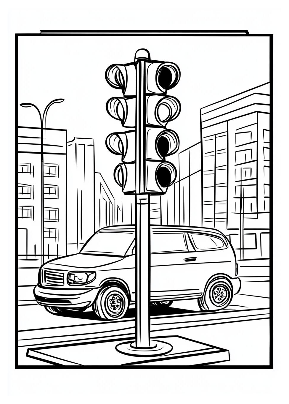 Ampel Ausmalbilder 1