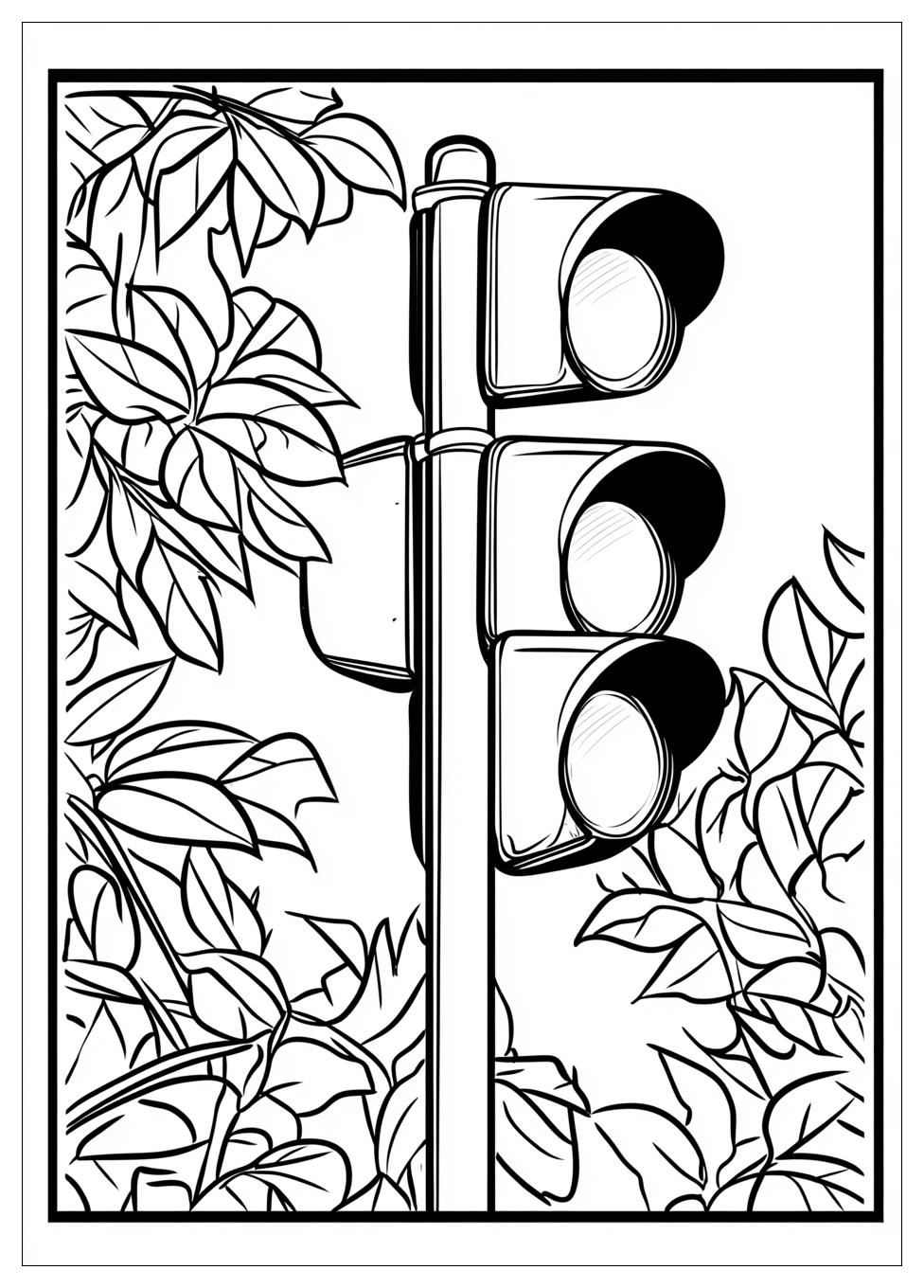 Ampel Ausmalbilder 10