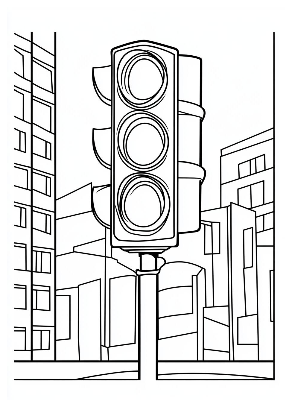 Ampel Ausmalbilder 13