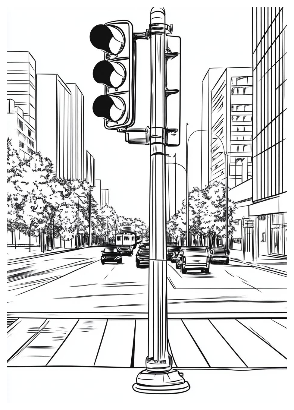 Ampel Ausmalbilder 2