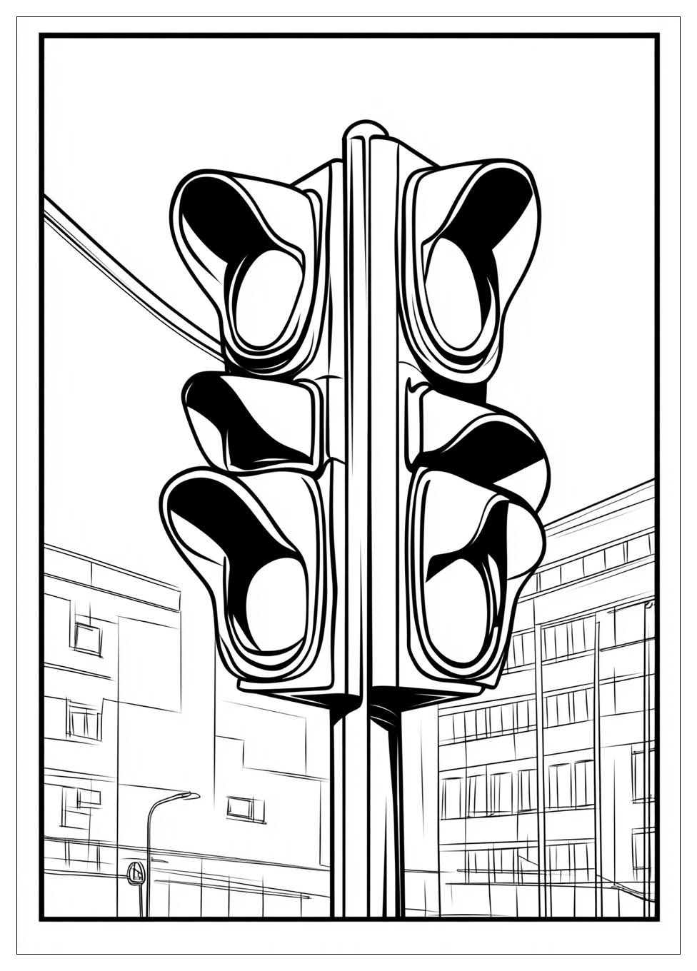 Ampel Ausmalbilder 3
