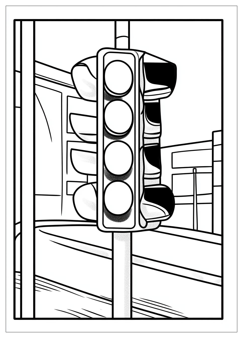 Ampel Ausmalbilder 4