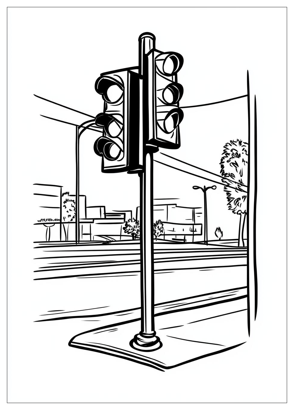 Ampel Ausmalbilder 6
