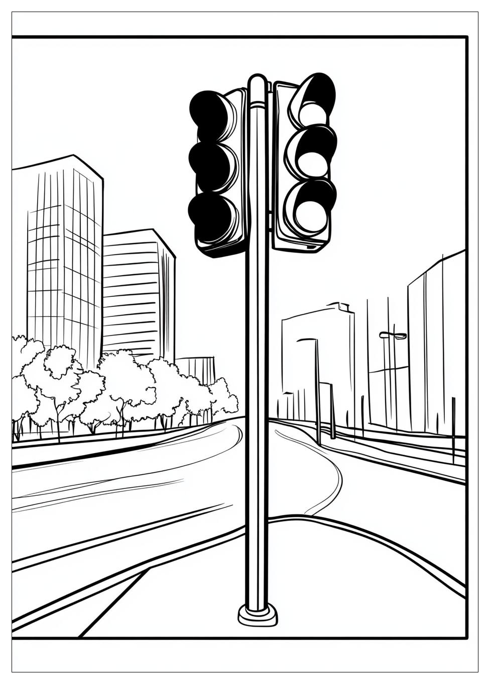 Ampel Ausmalbilder 9