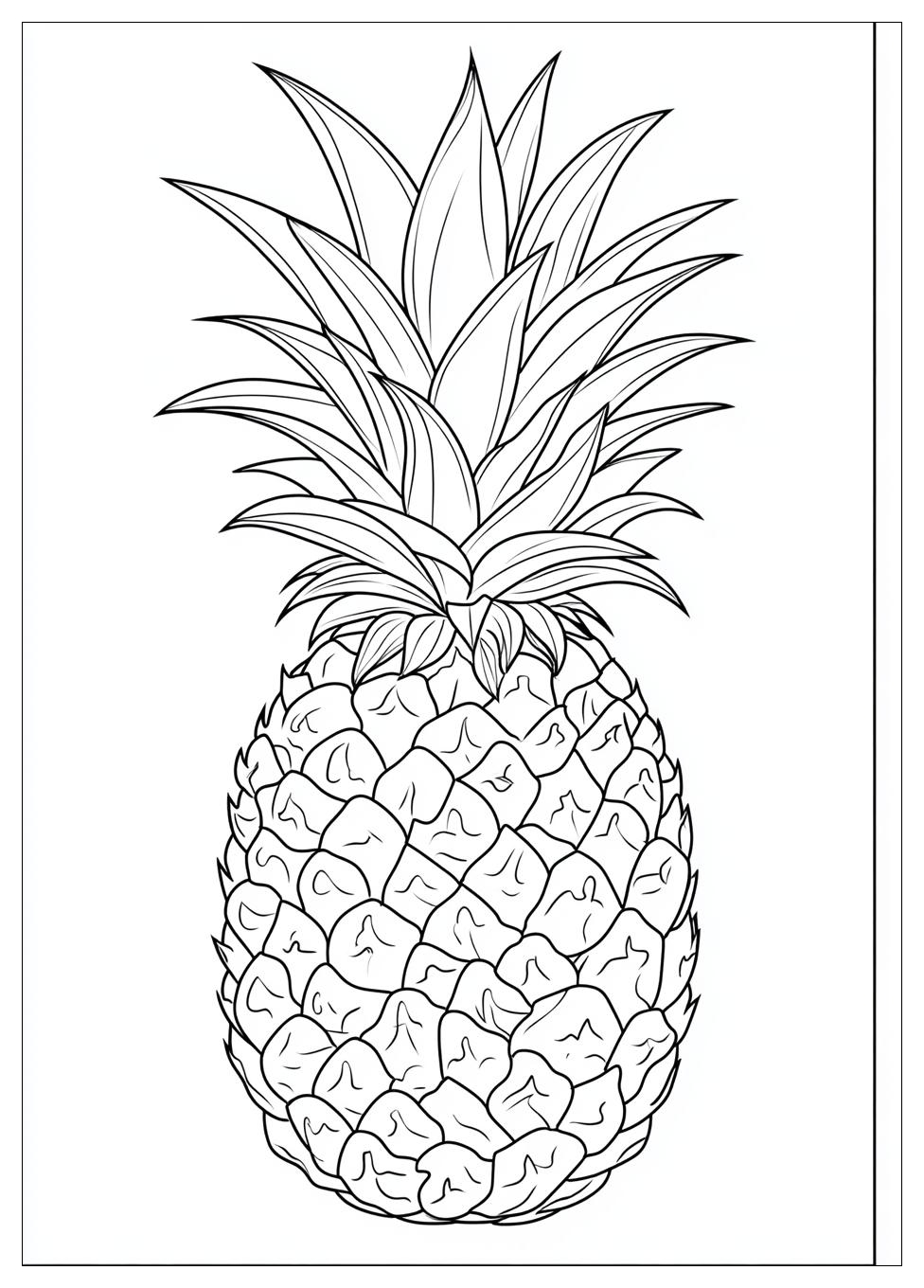 Ananas Ausmalbilder 10
