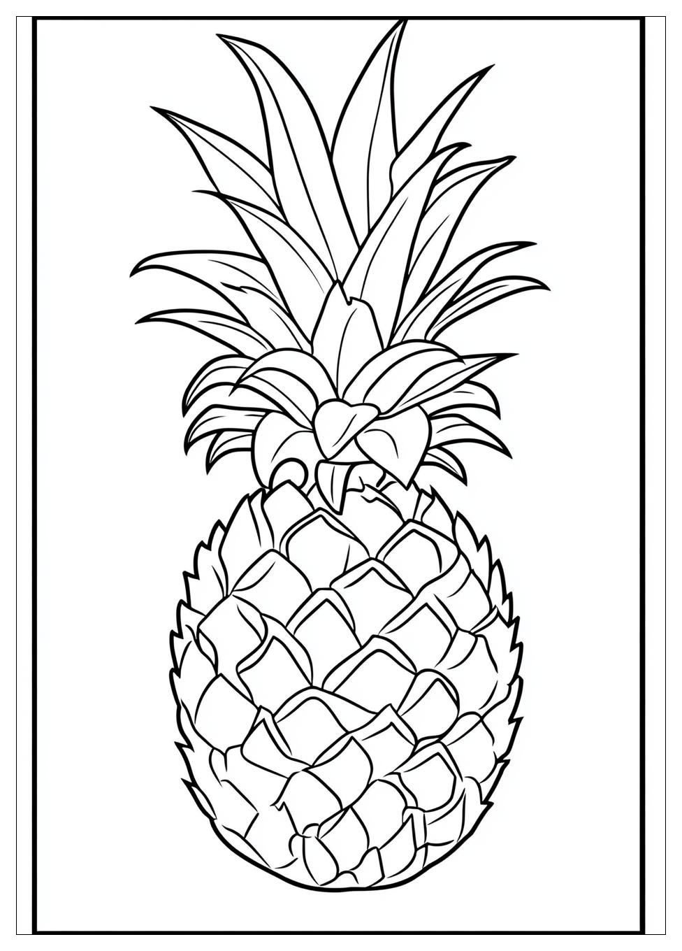 Ananas Ausmalbilder 11