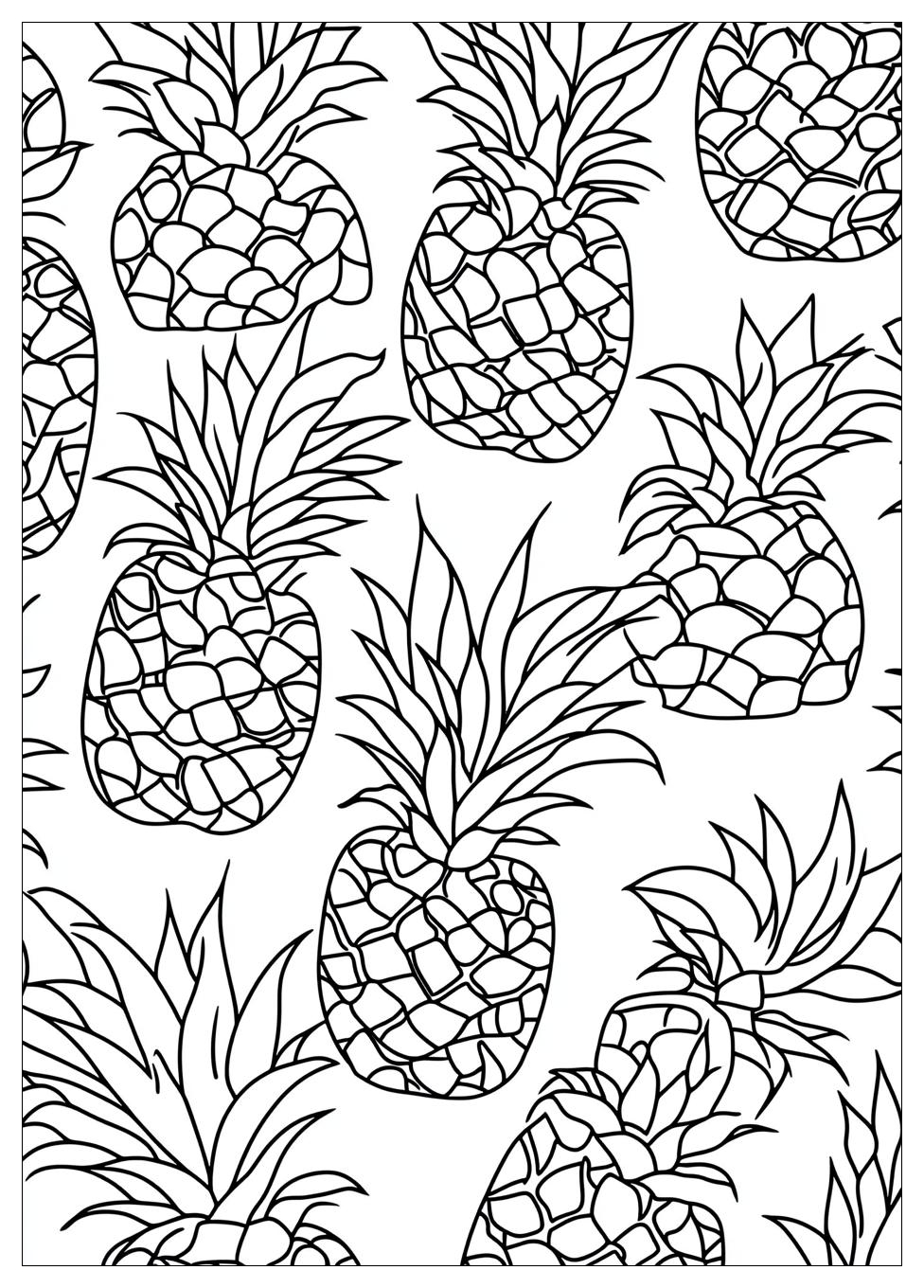 Ananas Ausmalbilder 13