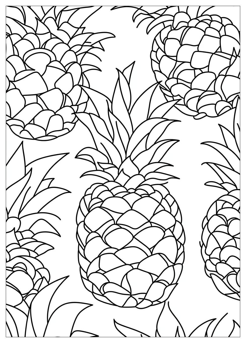 Ananas Ausmalbilder 14