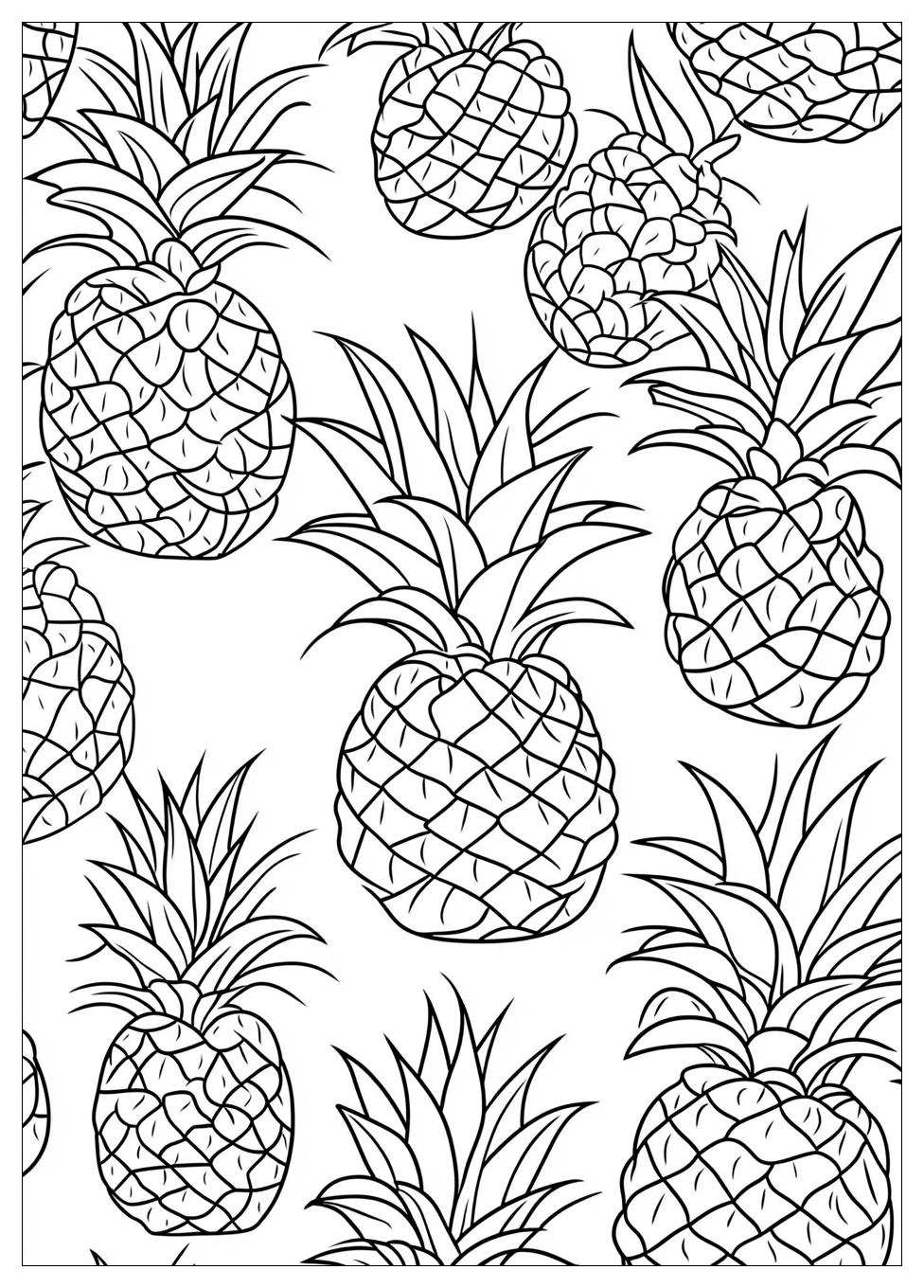 Ananas Ausmalbilder 15
