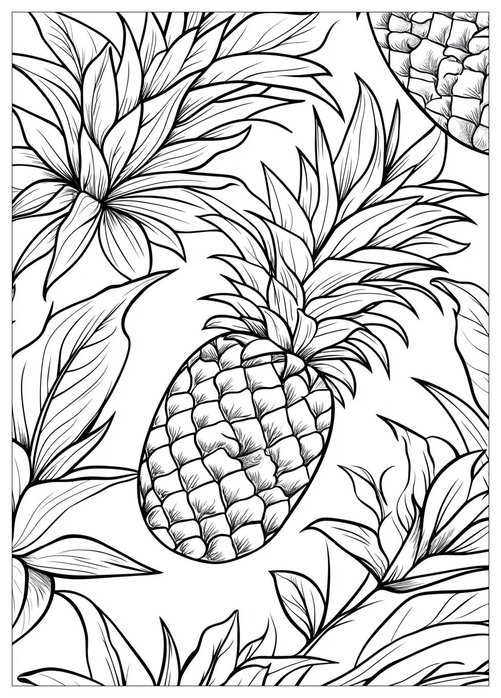 Ananas Ausmalbilder 16