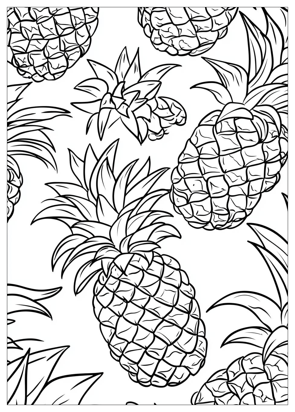 Ananas Ausmalbilder 17