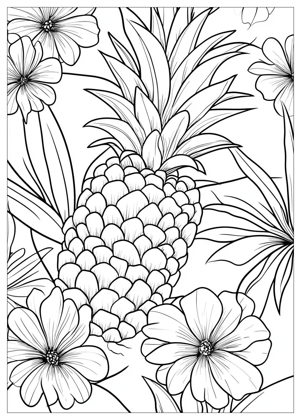 Ananas Ausmalbilder 19