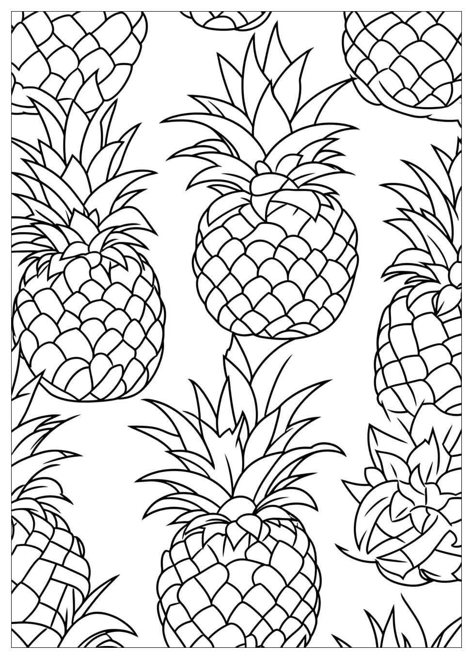 Ananas Ausmalbilder 20