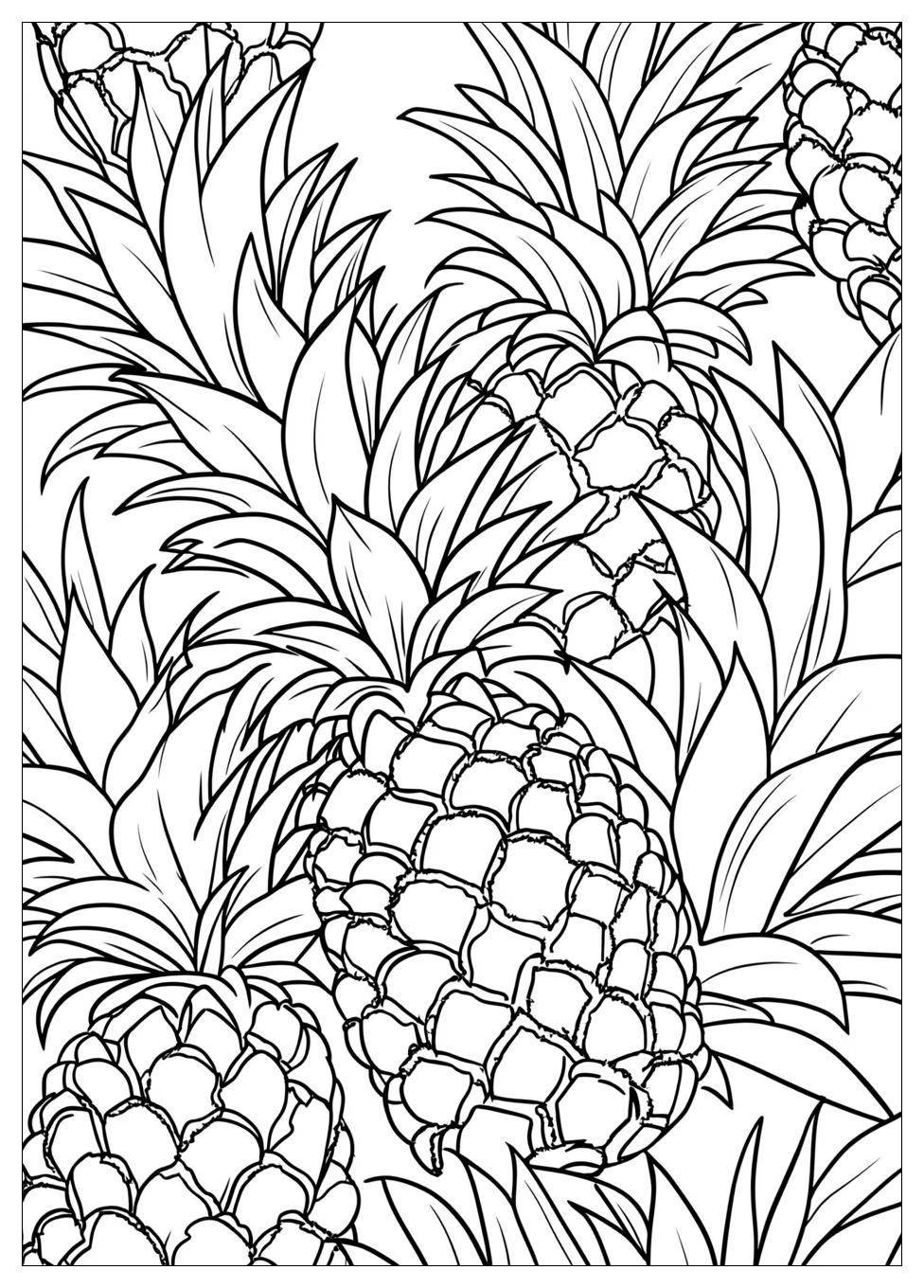 Ananas Ausmalbilder 21