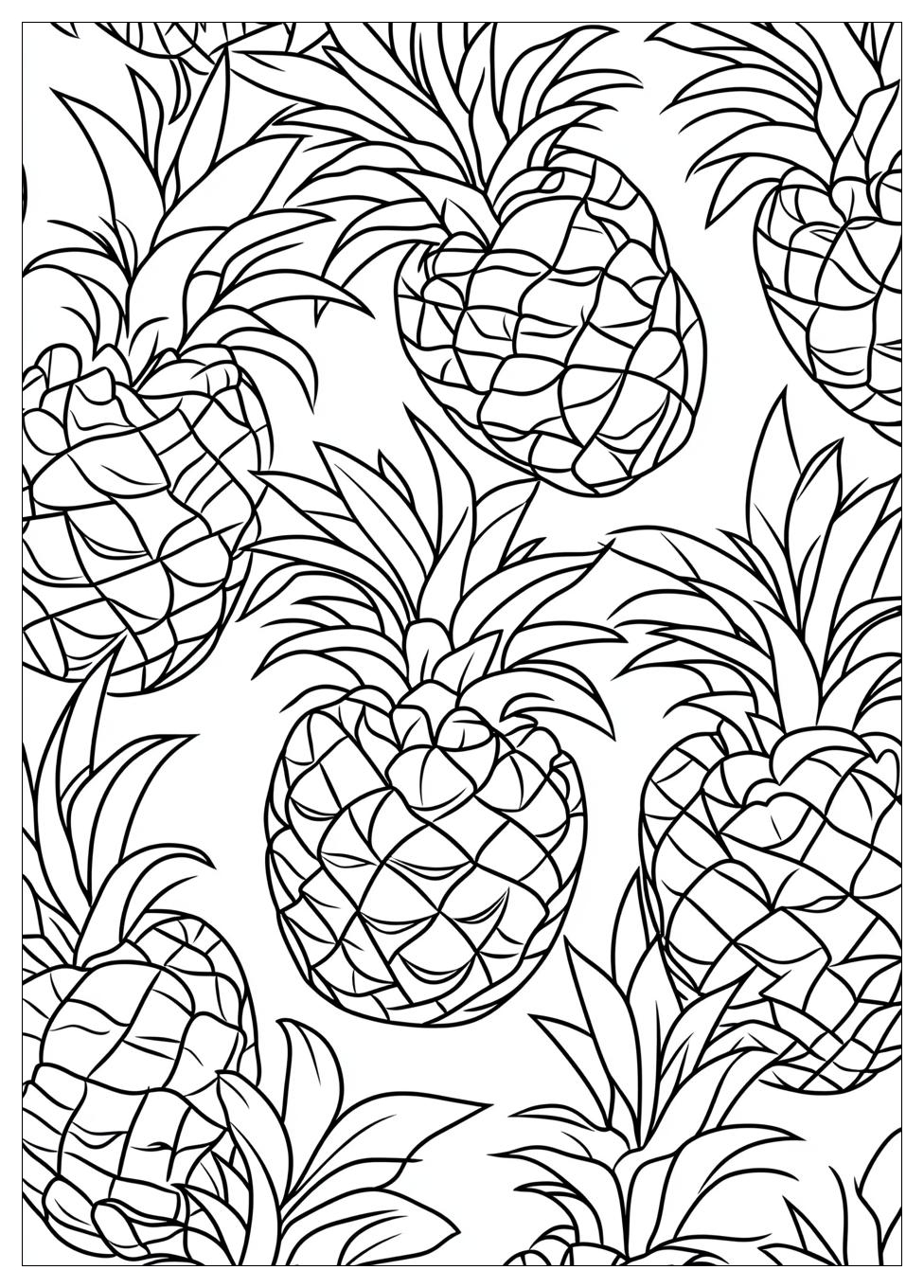 Ananas Ausmalbilder 22