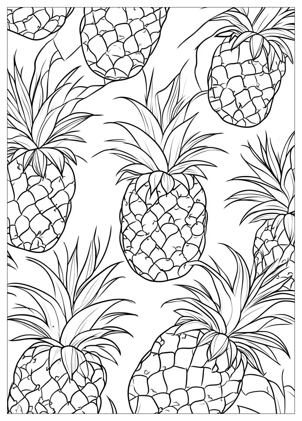 Ananas Ausmalbilder 23