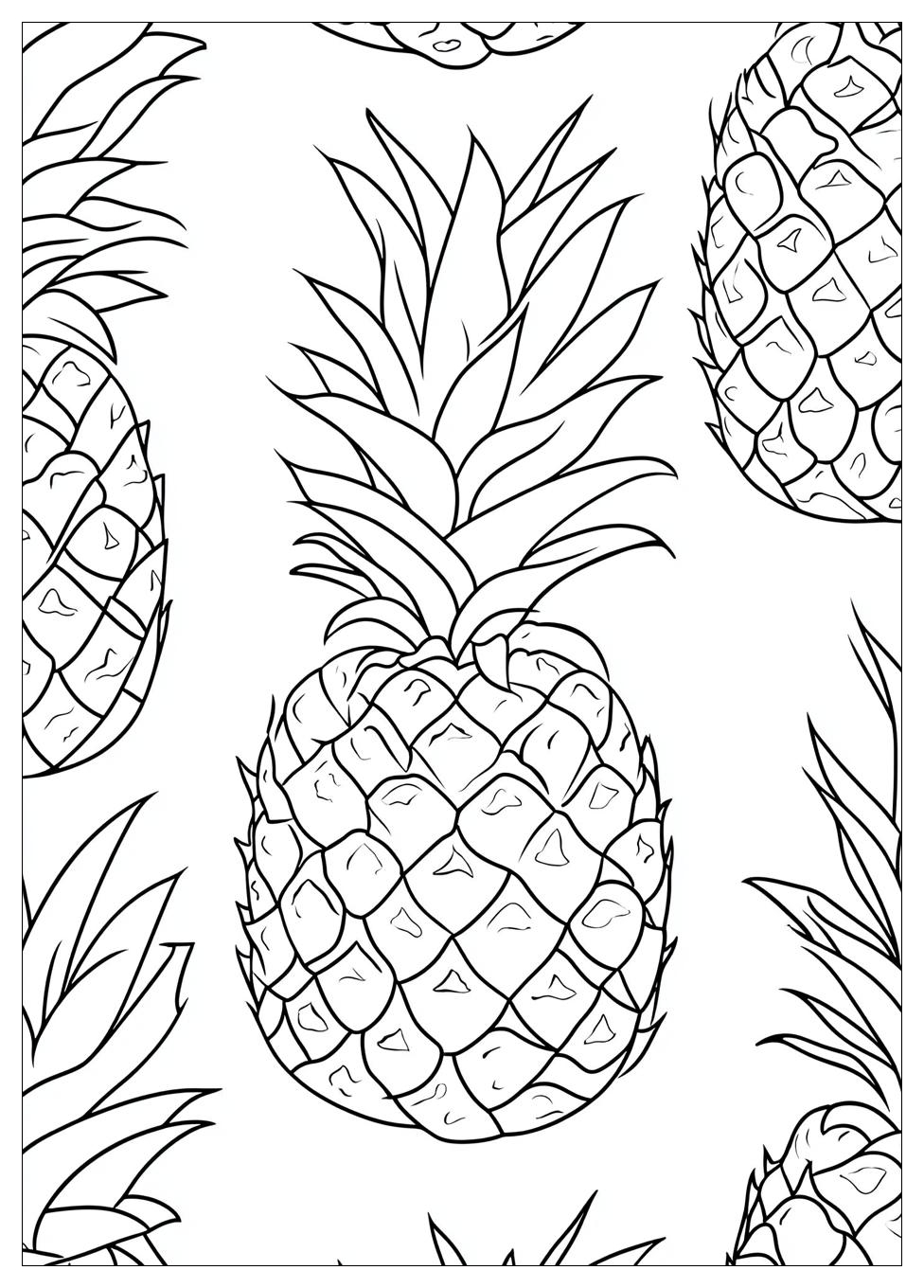 Ananas Ausmalbilder 24