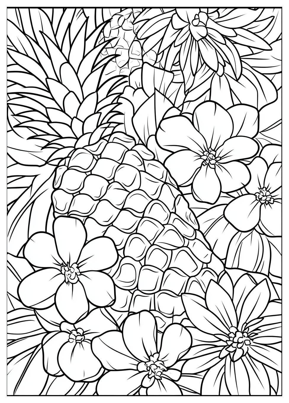 Ananas Ausmalbilder 3