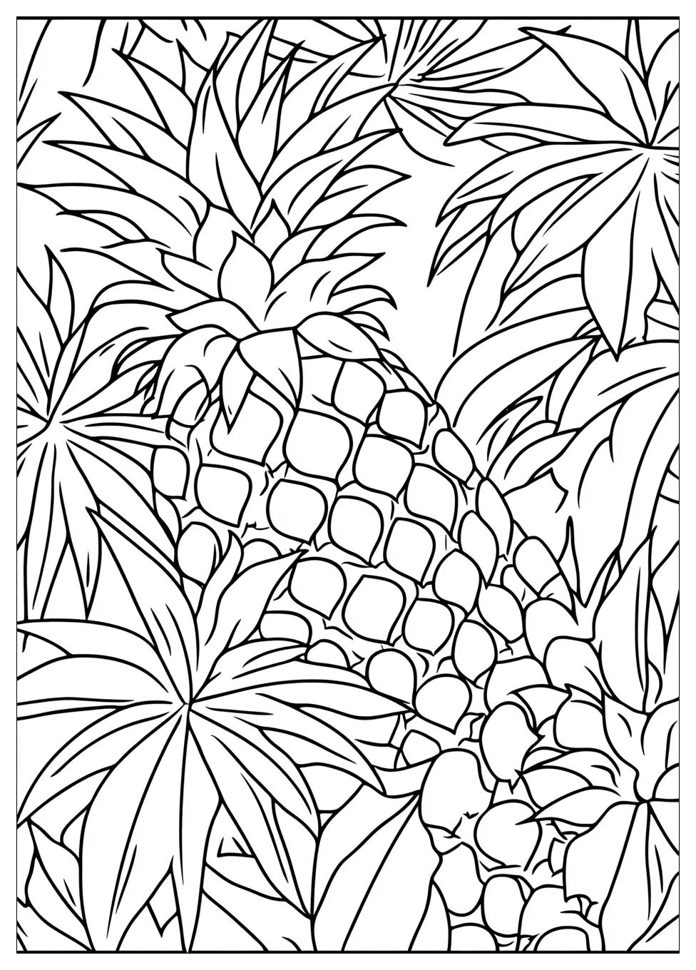 Ananas Ausmalbilder 4