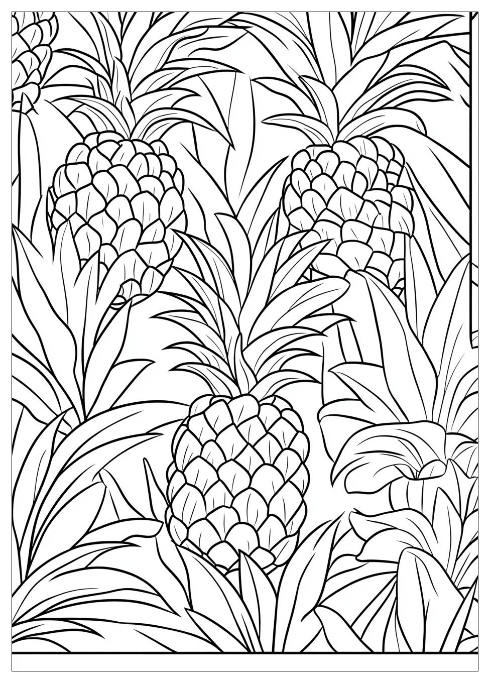 Ananas Ausmalbilder 5