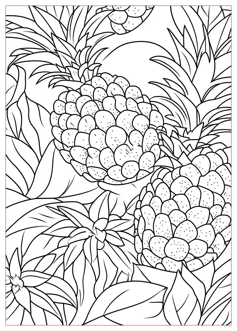 Ananas Ausmalbilder 8