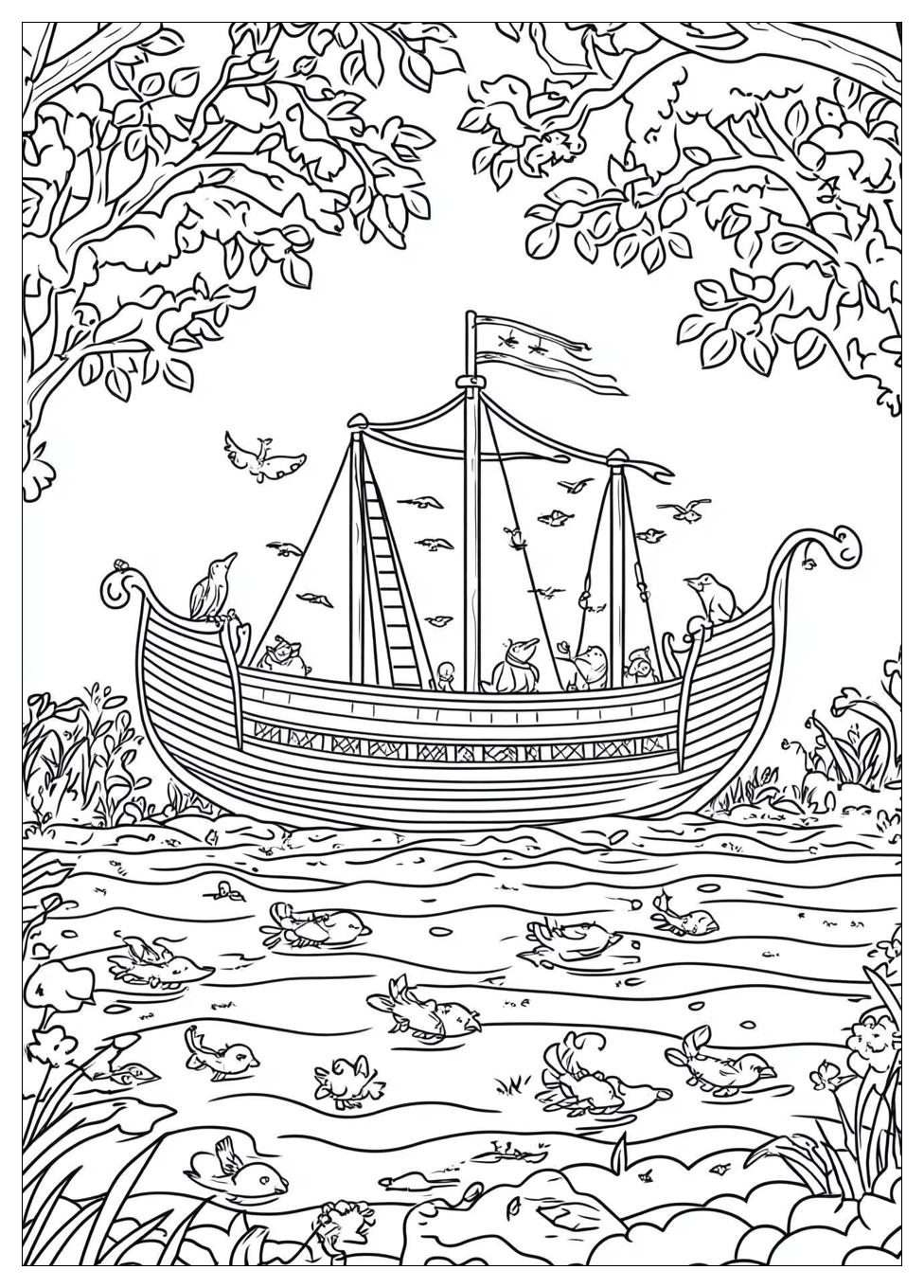 Arche Noah Ausmalbilder 22