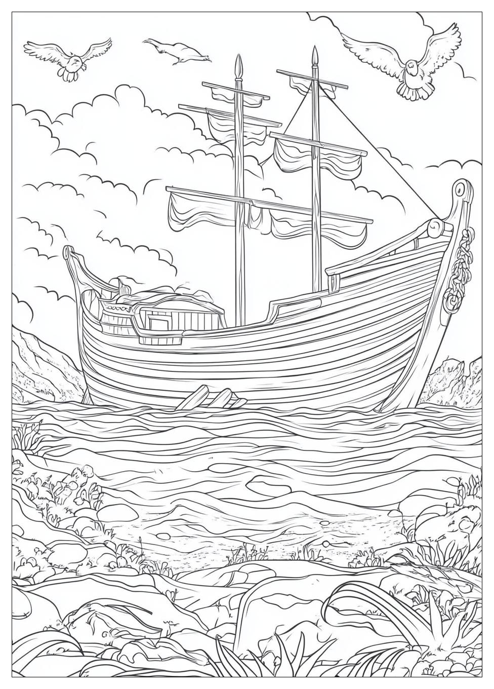 Arche Noah Ausmalbilder 24
