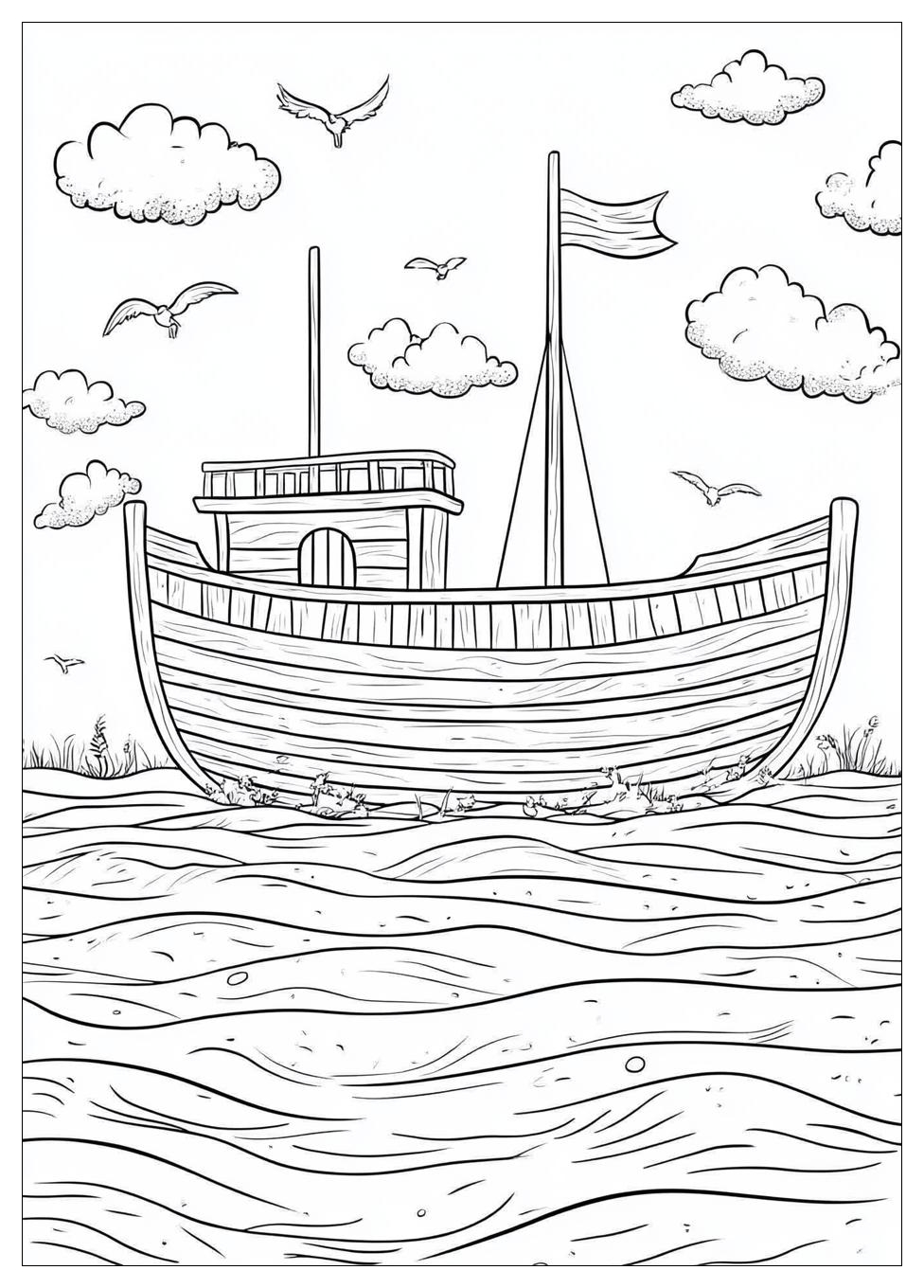Arche Noah Ausmalbilder 7