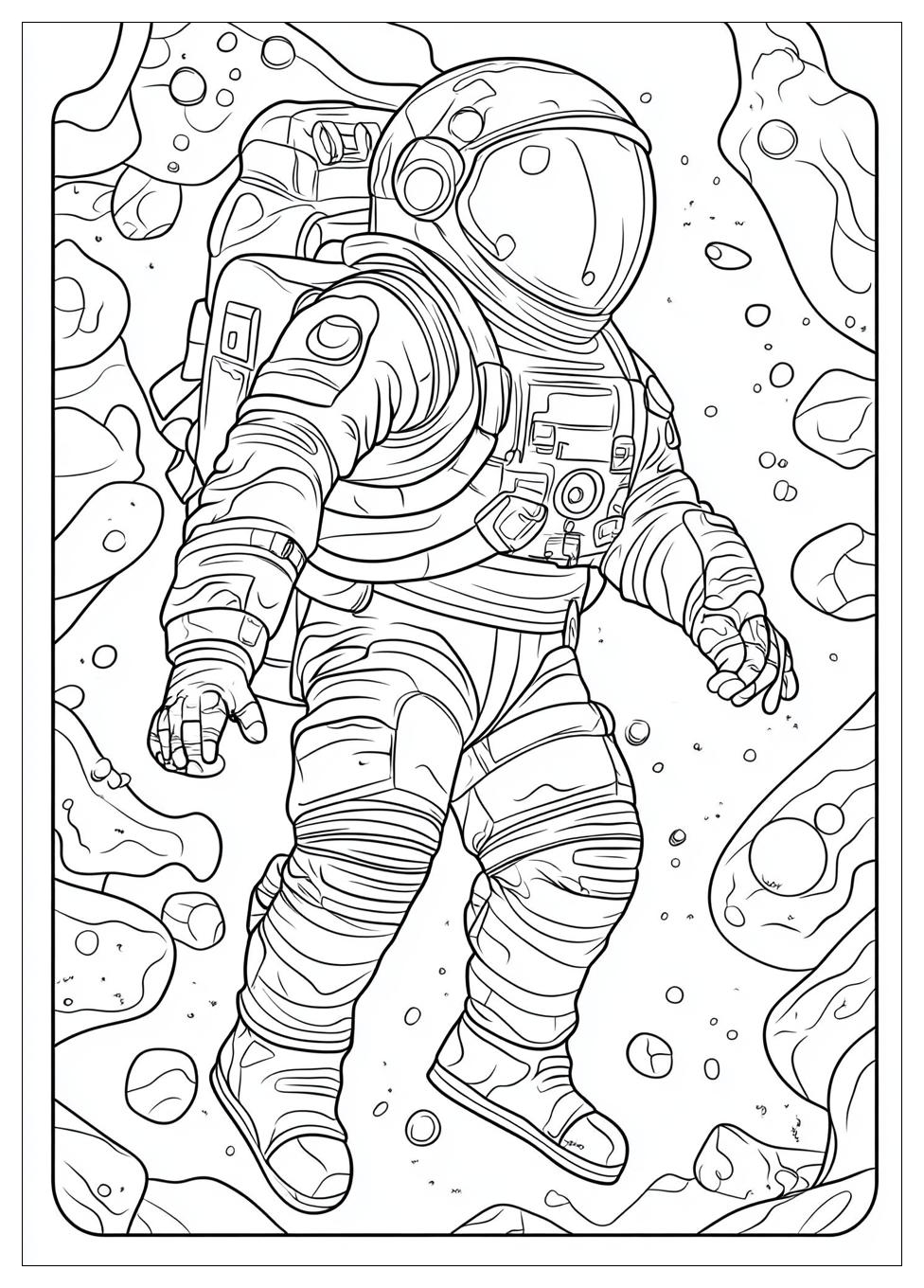 Astronaut Ausmalbilder 10